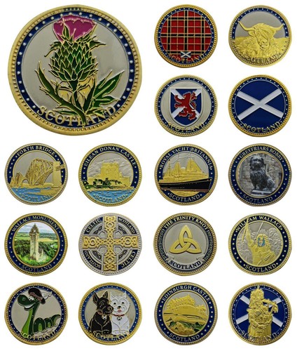 Scottish souvenir gift coin - scottish,