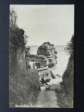 Devon Otterton LADRAM BAY Beach Path showing FISHERMAN'S HUT c1950s RP Postcard