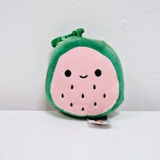 Squishmallow Wanda The Watermelon Fruit Clip 3.5 inch Keyring Keychain