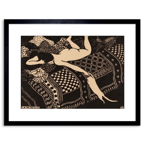 Painting woodcut vallotton - painting,