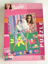 Mattel Barbie 100 Piece Jigsaw Puzzle Complete Damage on Box See Photos
