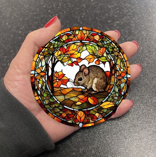 Cute field mouse - cute, stained