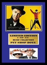 PET SHOP BOYS  SIGNED FRAMED
