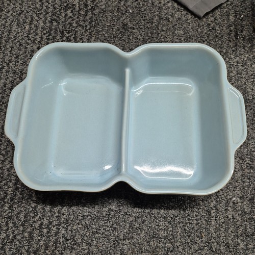 Denby blue linen 1st divided - blue,