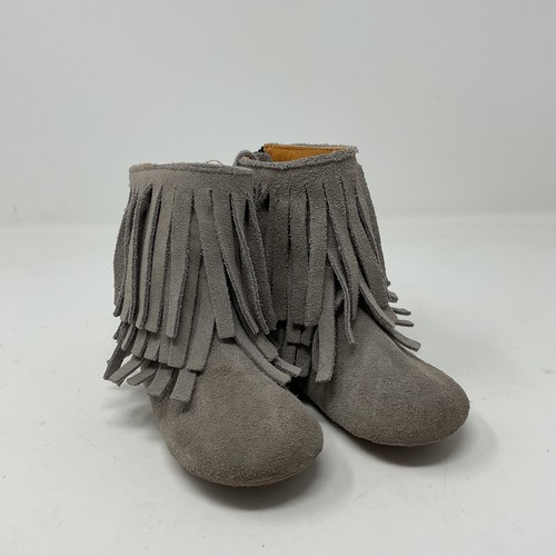Monkey feet kids gray suede - feet,