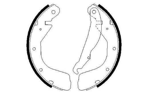 Bosch 0986487264 brake shoes - bosch,