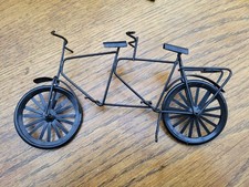 Tandem Bicycle Wire Sculpture, Black