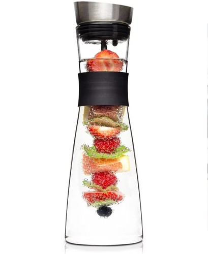 Glass water carafe with - carafe,