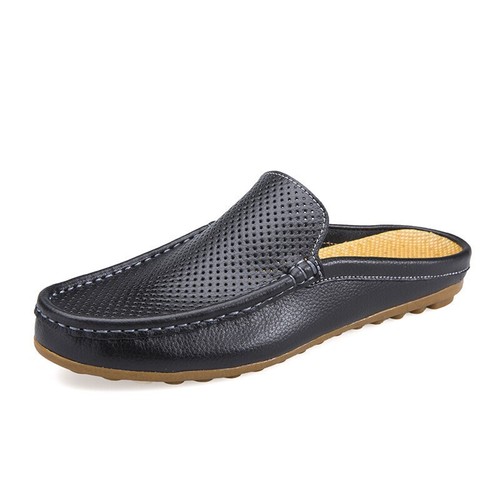 Men genuine leather slip - men,