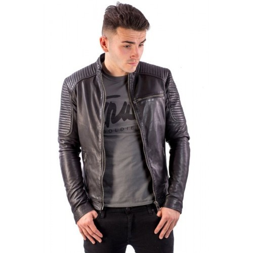Men real black genuine - men's,
