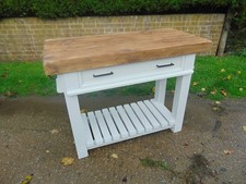 BESPOKE KITCHEN ISLAND WITH LARGE DRAWER AND SOLID WOODEN TOP