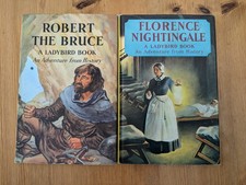 Nine Old Ladybird History Books, In Various Condition,They Have Been Well Read.