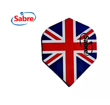 Sabre Darts Flights UK Union Jack Flag Pattern 6x Sets 18 Flights
