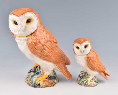 Beswick birds barn owls - -,