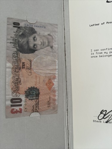 Banksy faced tenner 10 - banksy,