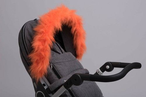 Silver cross pram hood furs - pram,