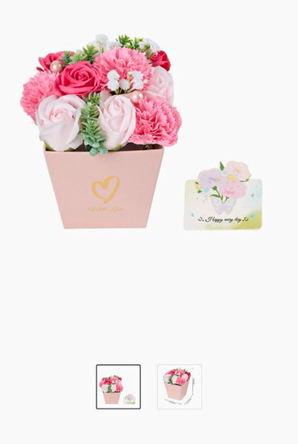 Rose scent soap - flower, bouquet