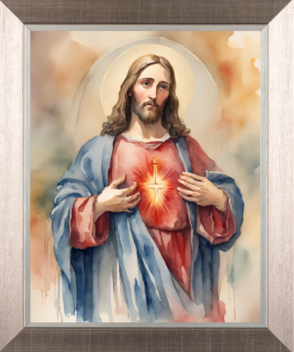 The sacred heart jesus - heart,