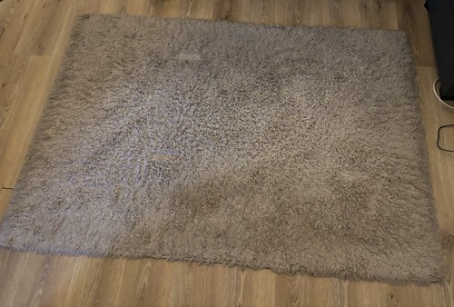 Dunelm taupe shaggy rug - rug, (68cm
