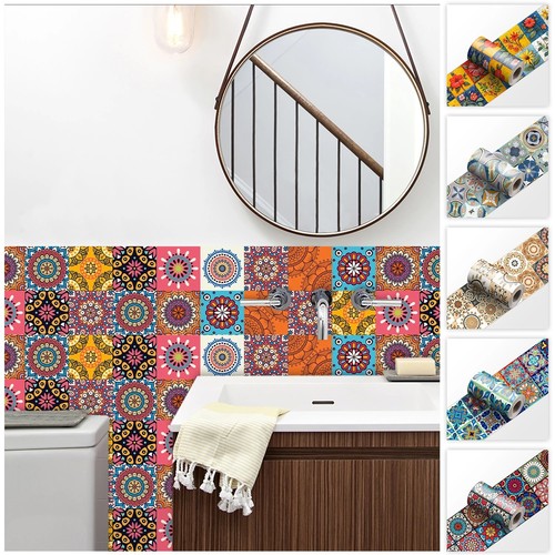 Mandala tile border strip peel - border,