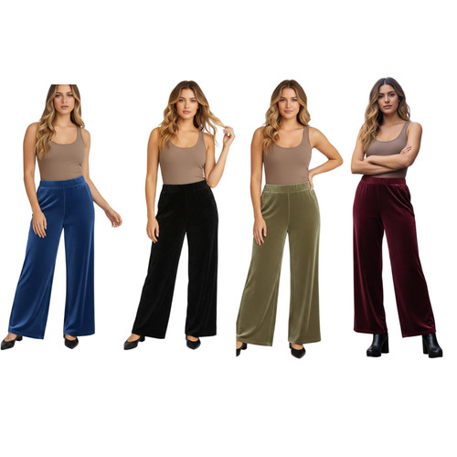 Womens velour velvet flared - womens,