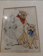 Louis Wain Cat Print “Some