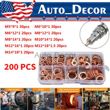 200X Solid Copper Crush Washer