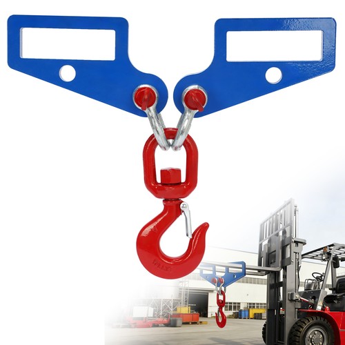 Forklift mounted lifting - mounted, hook
