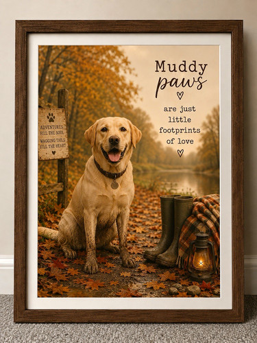 Muddy paws are just little - are,