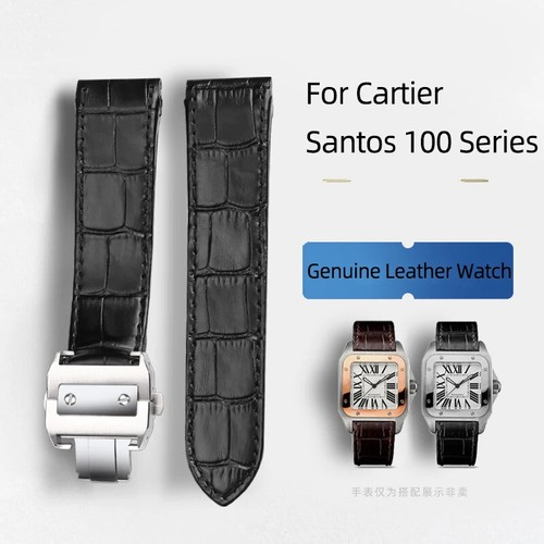Genuine leather watch strap - leather,