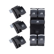 4Pcs Set Chrome Window Switch