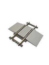 Lego® TRAIN Tracks 9V Railway Level Crossing Track Rail GREY
