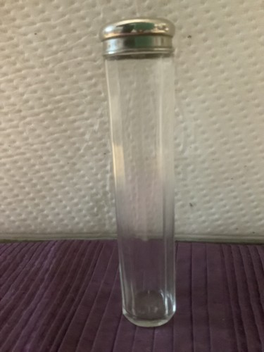 Vintage glass talc shaker