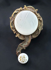 Very Rare Antique White & Gold