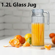 Slim Glass Fridge Jug 1.2L