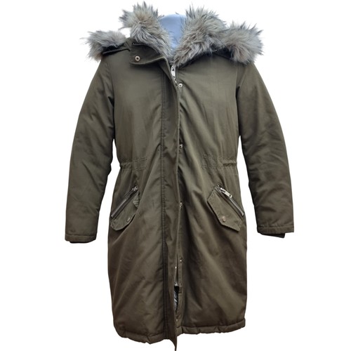 River island parka hooded coat - river,