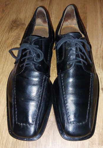 Aldo mens black leather derby - aldo,