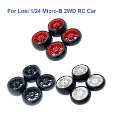 4Pcs RC Metal Wheels & Tires