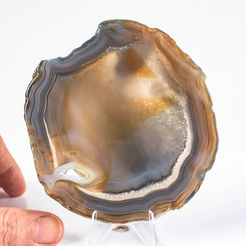 115g 101mm natural - agate, slice