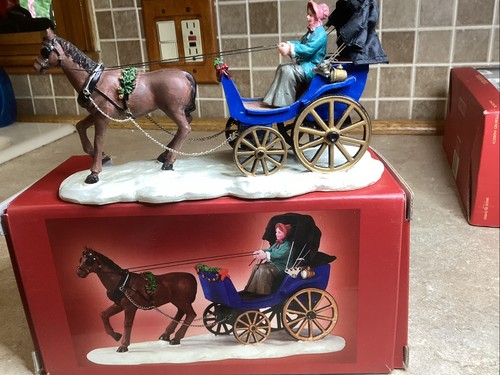 Lemax village phaeton carriage - lemax,