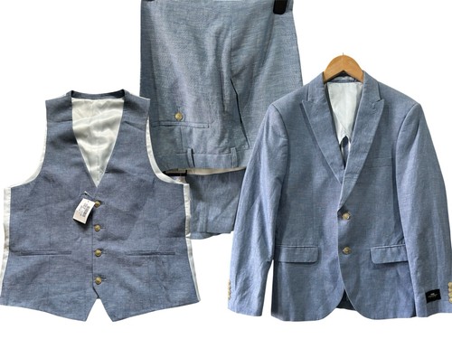 Moss london pale blue linen - london,