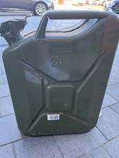 20L Litre Metal Jerry Can Green Car Storage Fuel Petrol Diesel Container