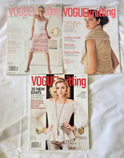 Vogue Knitting lot of 4