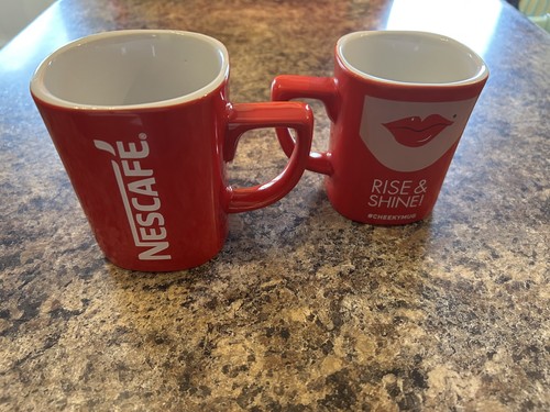 Two nescafe coffee - coffee, mug