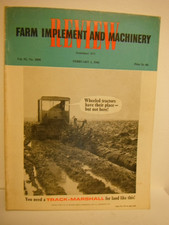 1966, 'FARM IMPLEMENT & MACHINERY REVIEW' MAGAZINE (VINTAGE TRACTORS/ADVERTS)