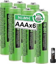 6Pcs BK40AAABU 1.2V 400mAh