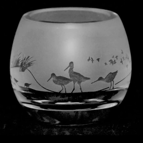 Glass tealight holder wading - tealight,