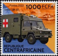 IVECO VM-90 Military Ambulance Truck Vehicle Stamp (2022 Central Africa)