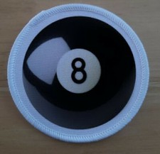 Snooker 8 Ball Black Iron or