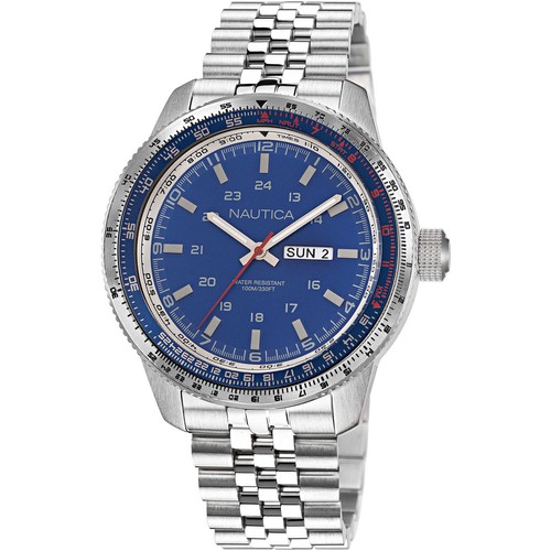 Mens wristwatch nautica pier - wristwatch,